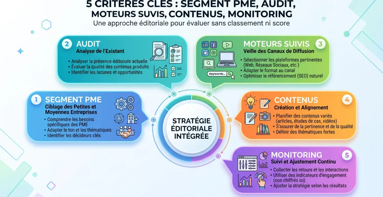 Critères pour comparer des agences GEO adaptées aux PME